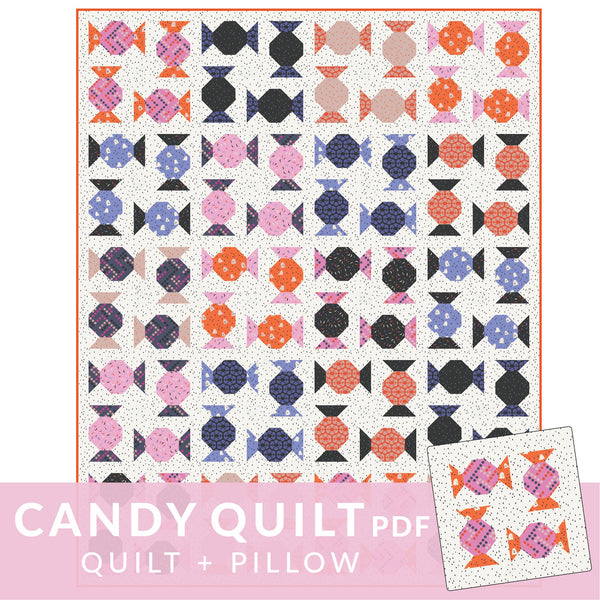 Candy Quilt + Pillow PDF Pattern